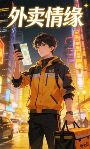 短剧《外卖情缘》海报