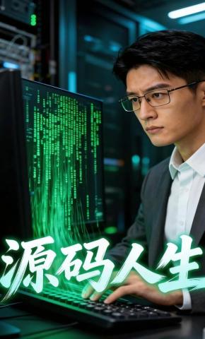 短剧《源码人生》海报