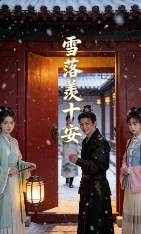 短剧《雪落羡十安》海报