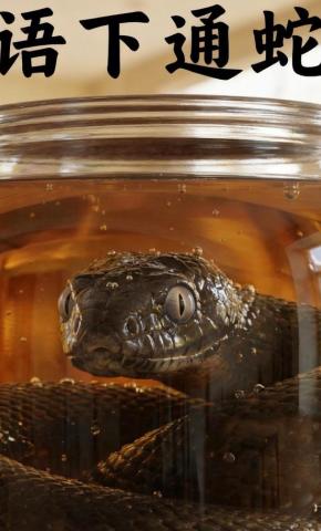 短剧《语下通蛇》海报