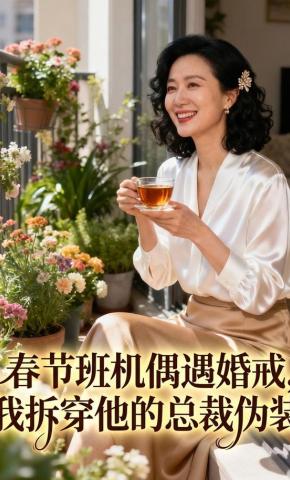 短剧《春节班机偶遇婚戒，我拆穿他的总裁伪装》海报