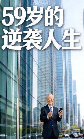 短剧《59岁的逆袭人生》海报