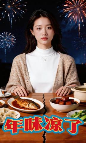 短剧《年味凉了》海报