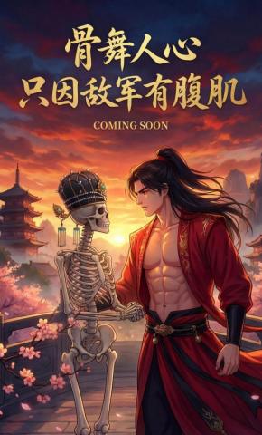 短剧《骨舞人心，只因敌军有腹肌》海报