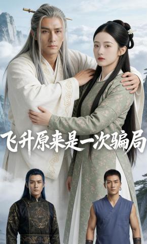 短剧《飞升原来是一次骗局》海报