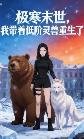短剧《极寒末世，我带着低阶灵兽重生了》海报