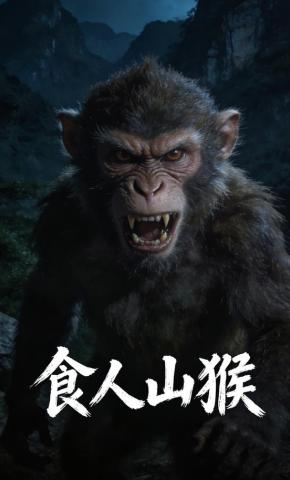 短剧《食人山猴》海报