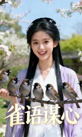 短剧《雀语谋心》海报