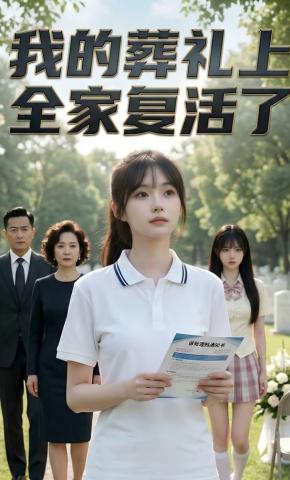 短剧《我的葬礼上全家复活了》海报