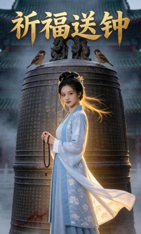 短剧《祈福送钟》海报