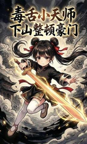 短剧《毒舌小天师下山整顿豪门》海报