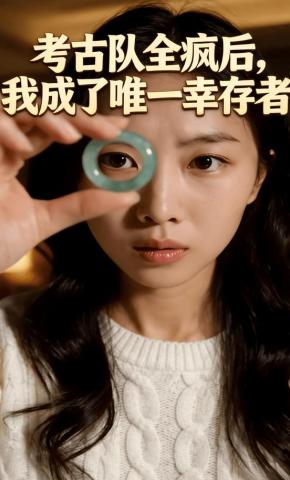 短剧《考古队全疯后，我成了唯一幸存者》海报