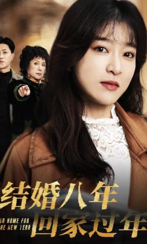 短剧《结婚八年，回家过年》海报