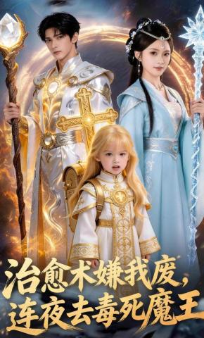 短剧《治愈术嫌我废，连夜去毒死魔王》海报