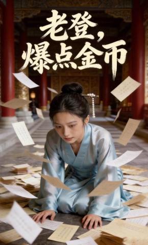 短剧《老登，爆点金币》海报