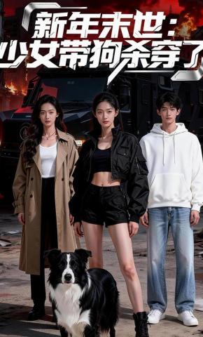 短剧《新年末世：少女带狗杀穿了》海报