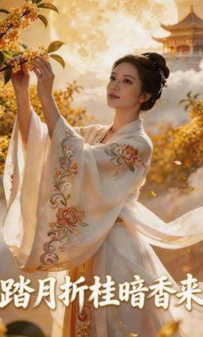短剧《踏月折桂暗香来》海报