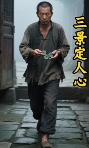 短剧《三景定人心》海报