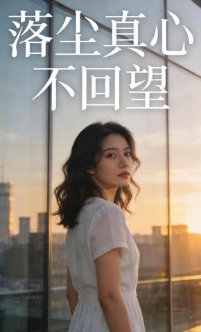 短剧《落尘真心不回望》海报