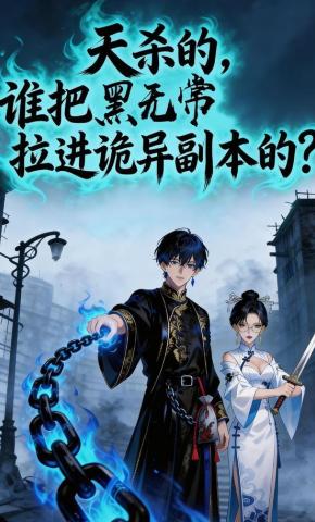 短剧《天杀的，谁把黑无常拉进诡异副本了？》海报