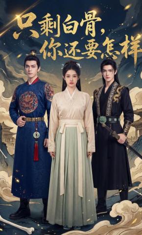 短剧《只剩白骨，你还要怎样》海报