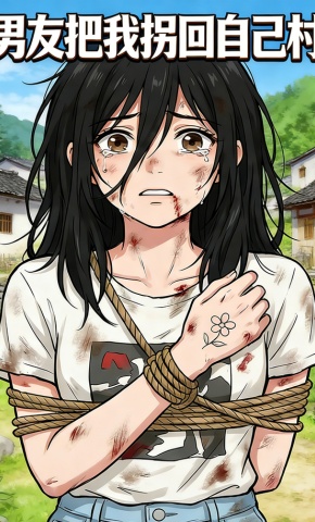 短剧《男友把我拐回自己村》海报