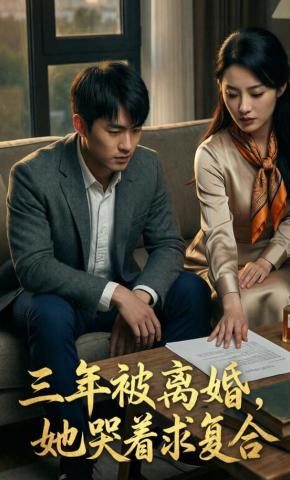 短剧《三年被离婚，她哭着求复合》海报