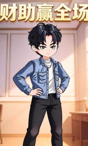 短剧《财助赢全场》海报