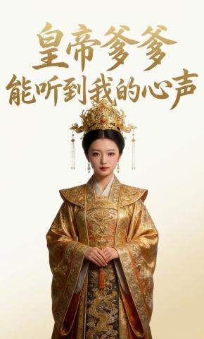 短剧《皇帝爹爹能听到我的心声》海报