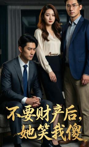 短剧《不要财产后，她笑我傻》海报