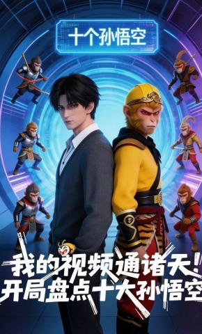 短剧《我的视频通诸天！开局盘点十大孙悟空》海报
