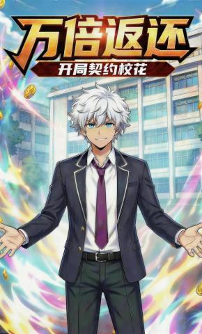 短剧《万倍返还：开局契约校花》海报