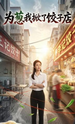 短剧《为葱我掀了饺子店》海报