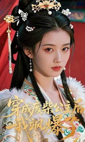 短剧《穿成废柴公主后，我飒爆了》海报