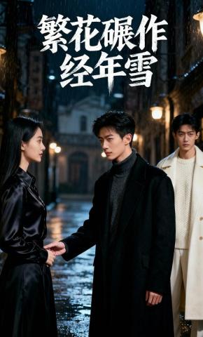 短剧《繁花碾作经年雪》海报