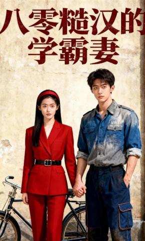 短剧《八零糙汉的学霸妻》海报