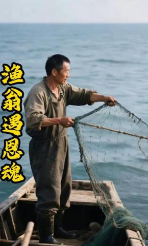 短剧《渔翁遇恩魂》海报