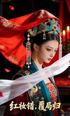 短剧《红妆错，覆局归》海报