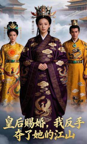 短剧《皇后赐婚，我反手夺了她的江山》海报