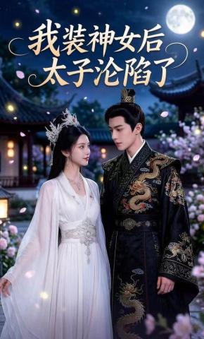 短剧《我装神女后，太子沦陷了》海报