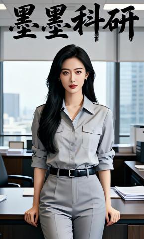 短剧《墨墨科研》海报