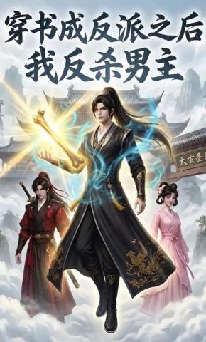 短剧《穿书成反派之后，我反杀男主》海报