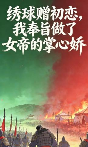 短剧《绣球赠初恋，我奉旨做了女帝的掌心娇》海报