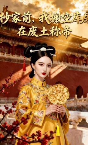 短剧《抄家前，我搬空库房在废土称帝》海报