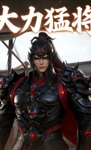 短剧《大力猛将》海报