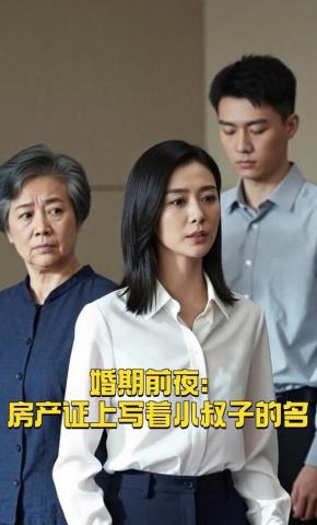 短剧《婚期前夜：房产证上写着小叔子的名》海报