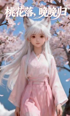 短剧《桃花落，晚晚归》海报