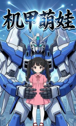 短剧《机甲萌娃》海报
