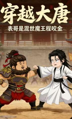 短剧《穿越大唐，表哥是混世魔王程咬金》海报