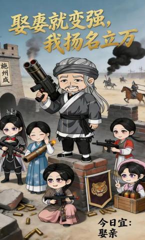 短剧《娶妻就变强，我扬名立万》海报